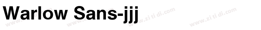 Warlow Sans字体转换